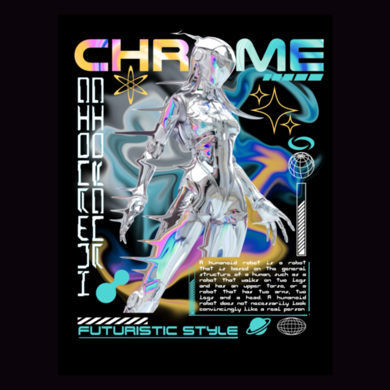 Chrome Futuristic Streetwear