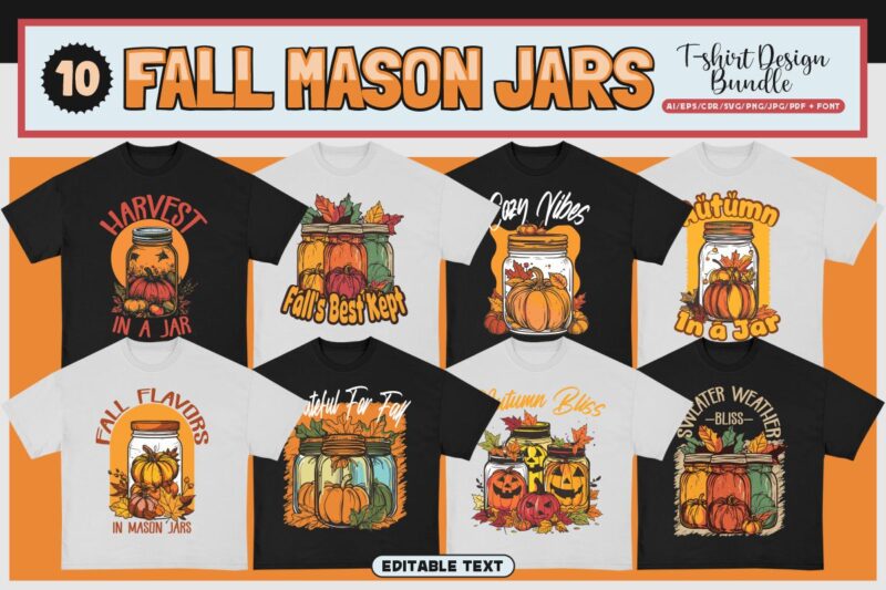 Fall Mason Jars