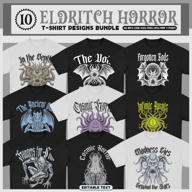 Eldritch Horror T-shirt Design