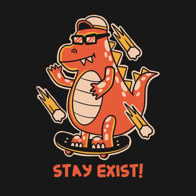 Stay Exist! Retro Design