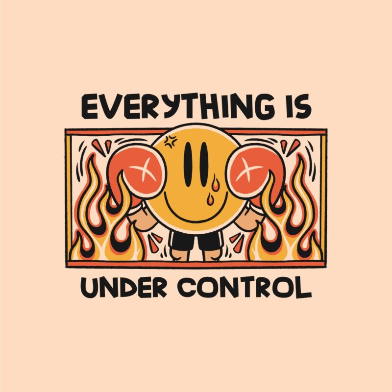 Everything Is Under Control Retro T-shirt