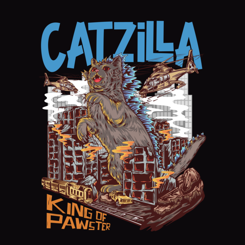 Catzilla King Of Pawster