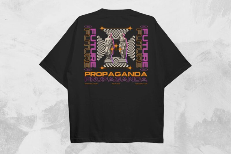 Future Propaganda Streetwear PNG T-shirt Design