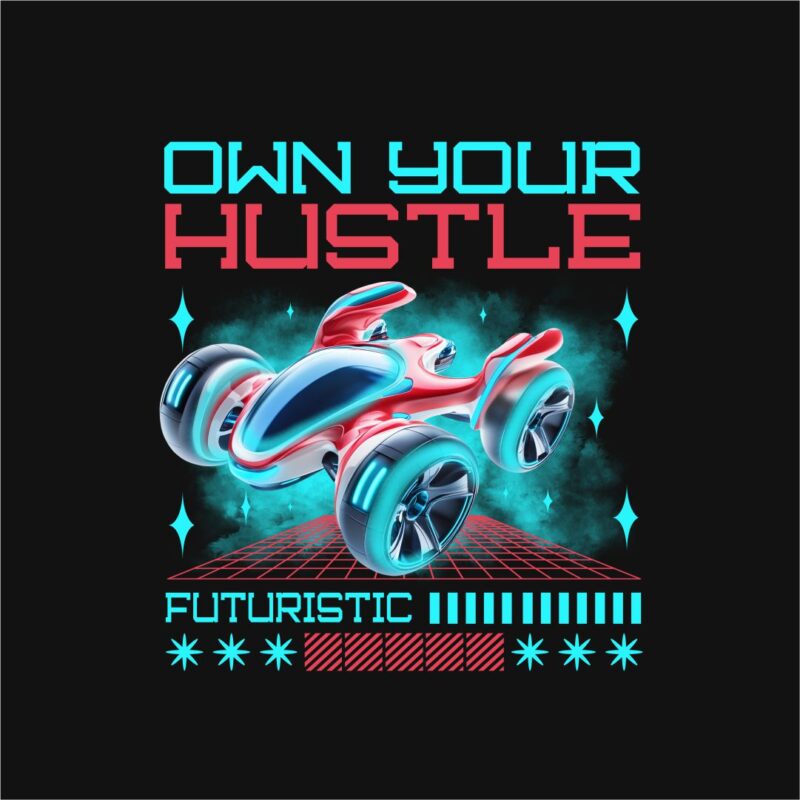 Own Your Hustle Streetwear PNG T-shirt Design