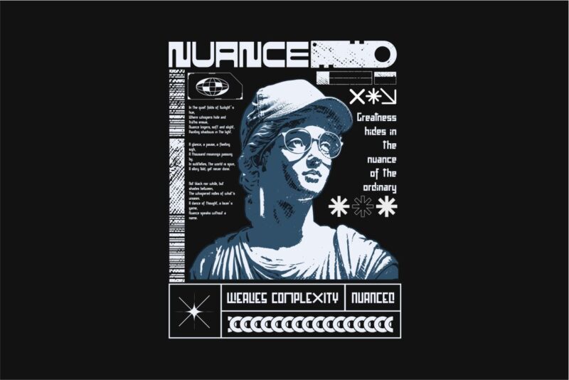 Nuance Streetwear PNG T-shirt Design