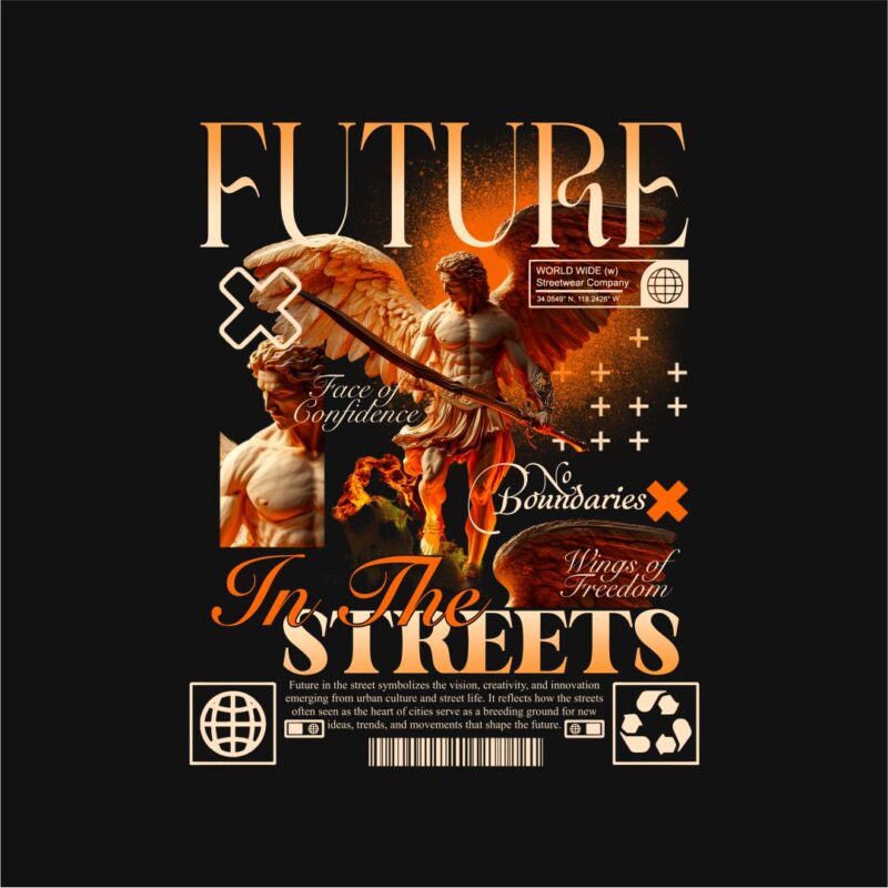 Future in the Streets Streetwear PNG T-shirt Design