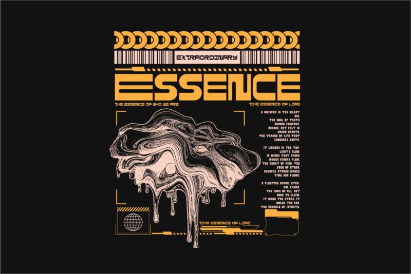 Essence Streetwear PNG T-shirt Design