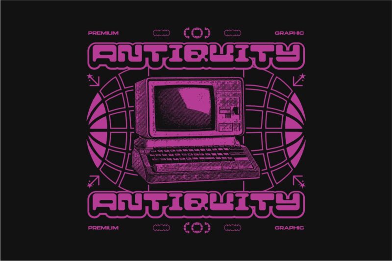 Antiquity Streetwear PNG T-shirt Design