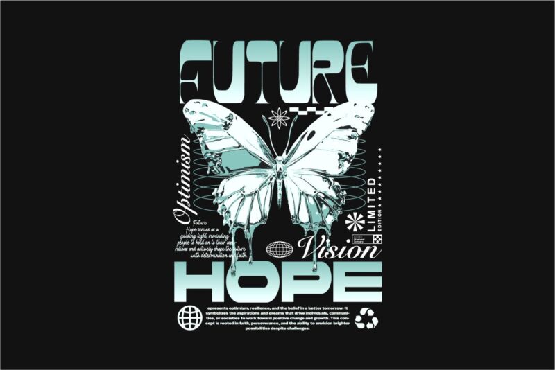 Future Hope Streetwear PNG T-shirt Design