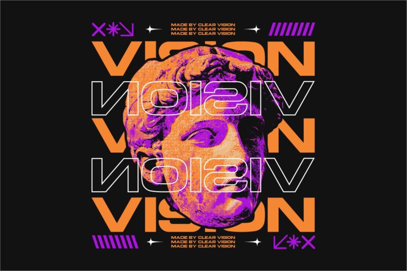 Vision Streetwear PNG T-shirt Design