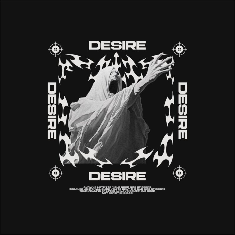 Desire Streetwear PNG T-shirt Design