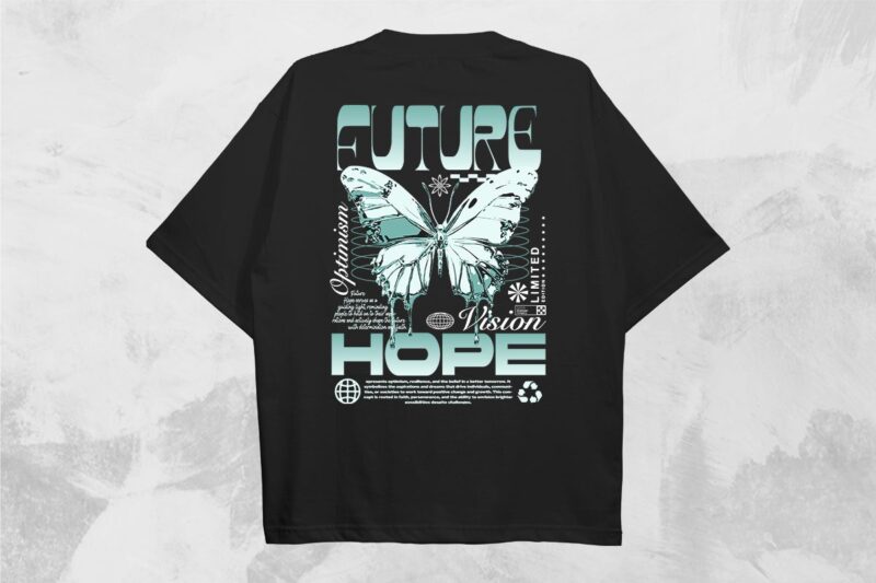 Future Hope Streetwear PNG T-shirt Design