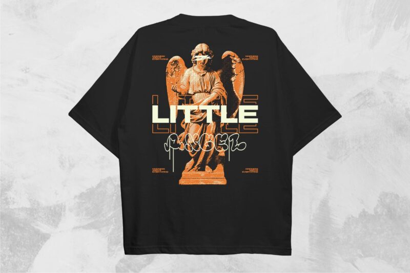 Little Angel Streetwear PNG T-shirt Design