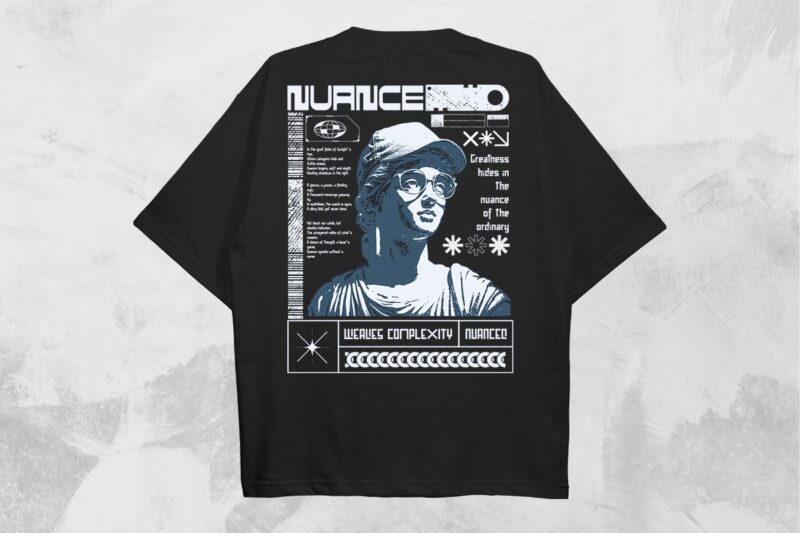 Nuance Streetwear PNG T-shirt Design