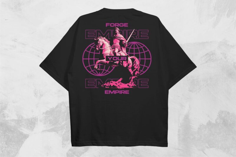 Forge Your Empire Streetwear PNG T-shirt Design