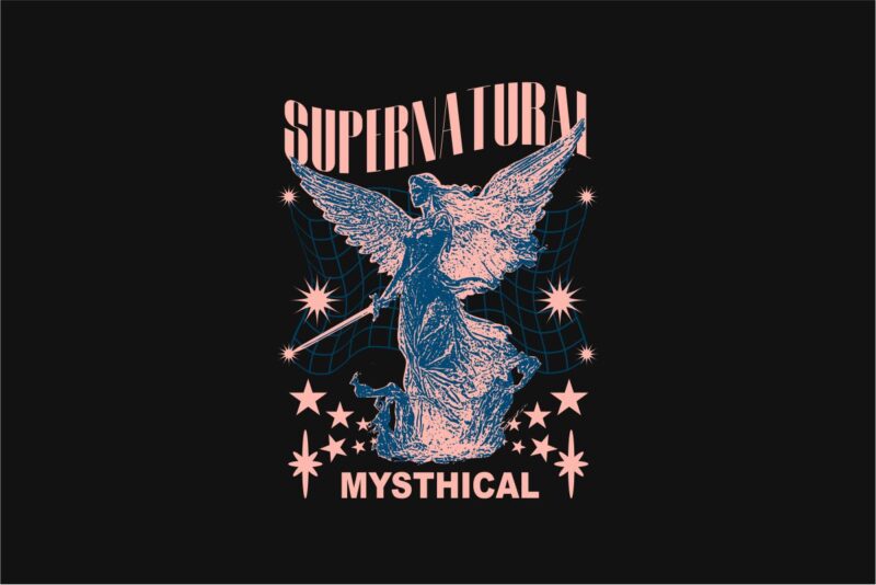 Supernatural Streetwear PNG T-shirt Design