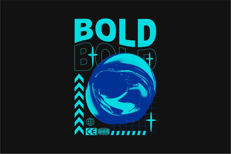 Bold Streetwear PNG T-shirt Design