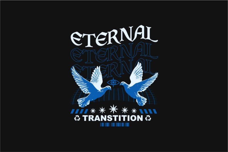 Eternal Streetwear PNG T-shirt Design