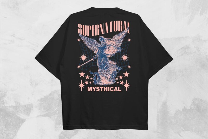 Supernatural Streetwear PNG T-shirt Design