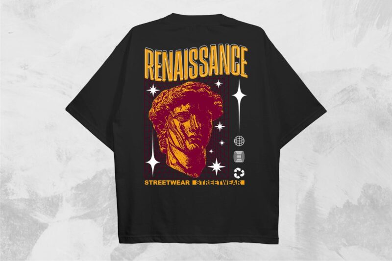 Renaissance Streetwear PNG T-shirt Design