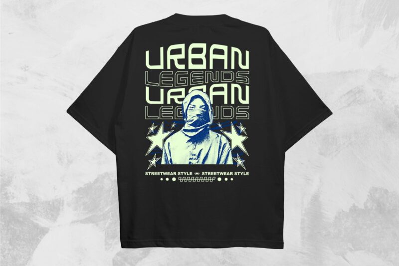 Urban Legends Streetwear PNG T-shirt Design