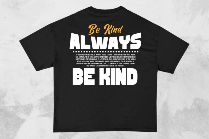 be kind always